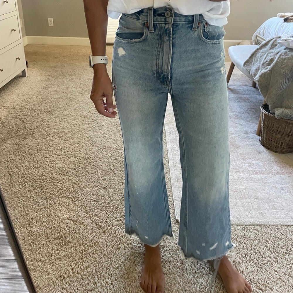 Abercrombie & fitch high rise jeans